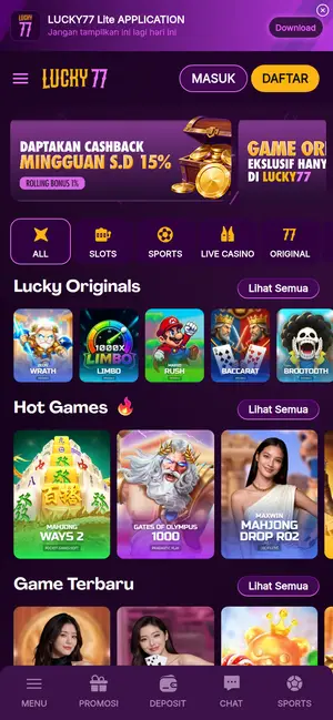 LUCKY77 APK game